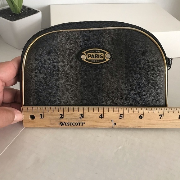 NWOT - Vintage Matryoshka Makeup Bags - 2 Original Paris Design Wide Stripe Bags - Picture 11 of 14